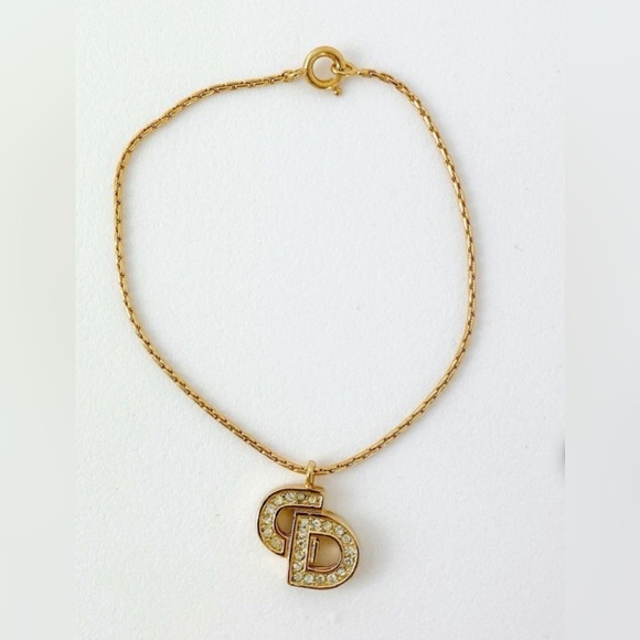 Vintage Christian Dior CD Logo Bracelet